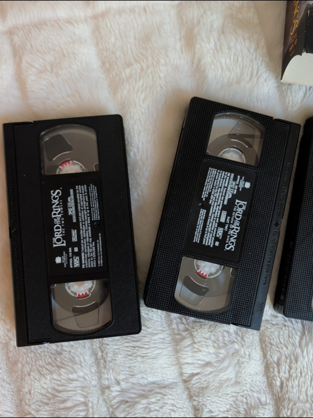 Lord Of The Rings Trilogy VHS Bundle Complete Set - Picture 8 of 10